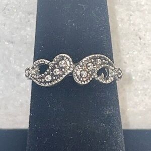 Silver-Tone Band Ring